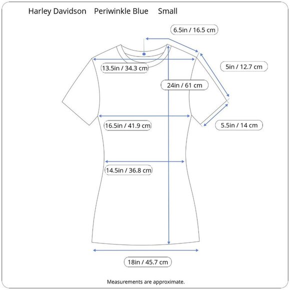 Harley-Davidson Graphic Printed Heathered Periwinkle Blue Killer Creek Roswell S - Picture 15 of 16